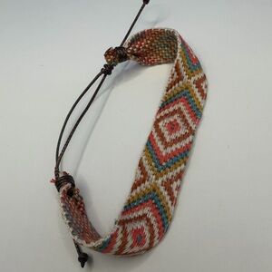 Handwoven Multicolor Boho Friendship Bracelet